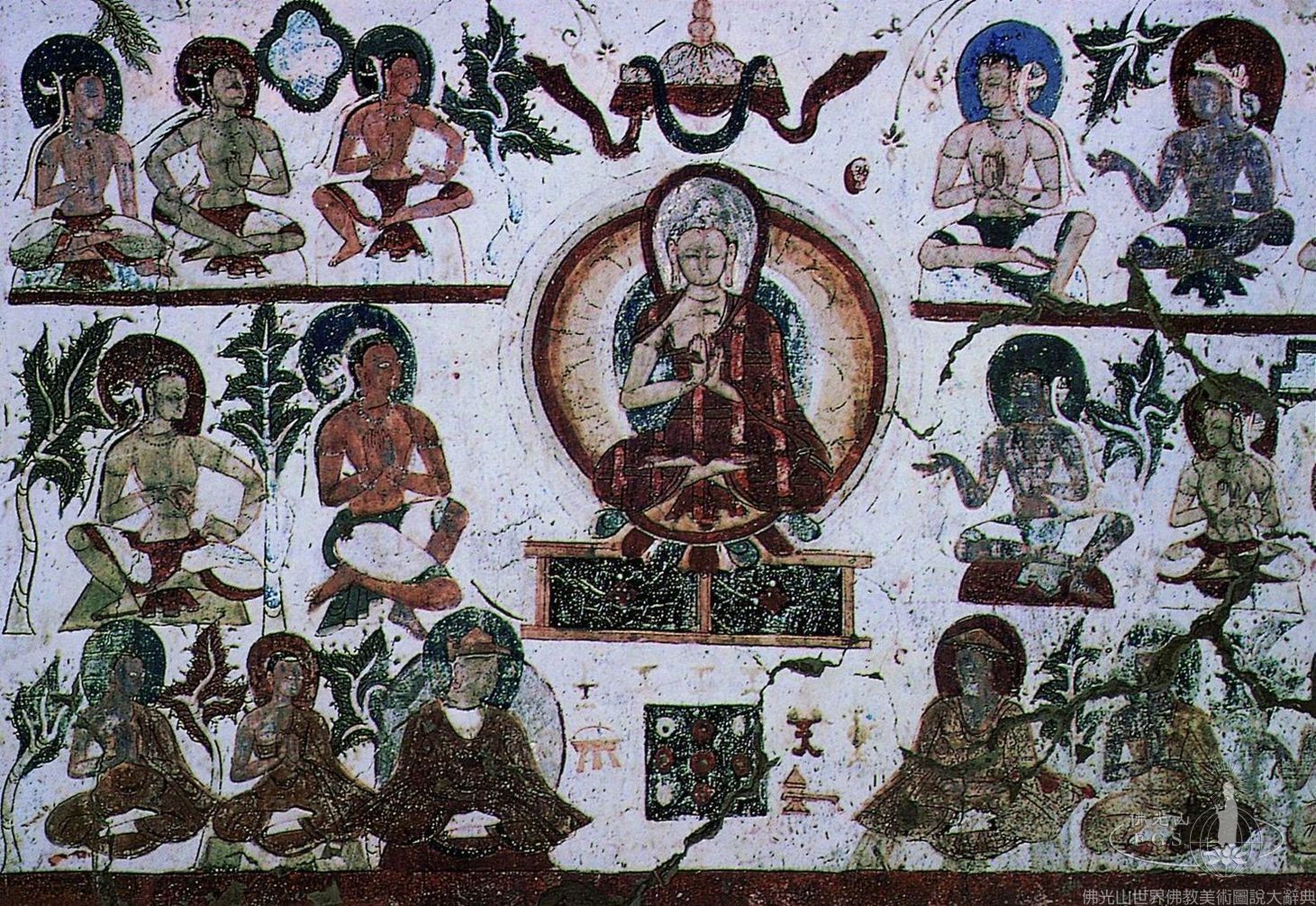 Alchi Monastery Three Story Hall: Five Dhyani Buddhas