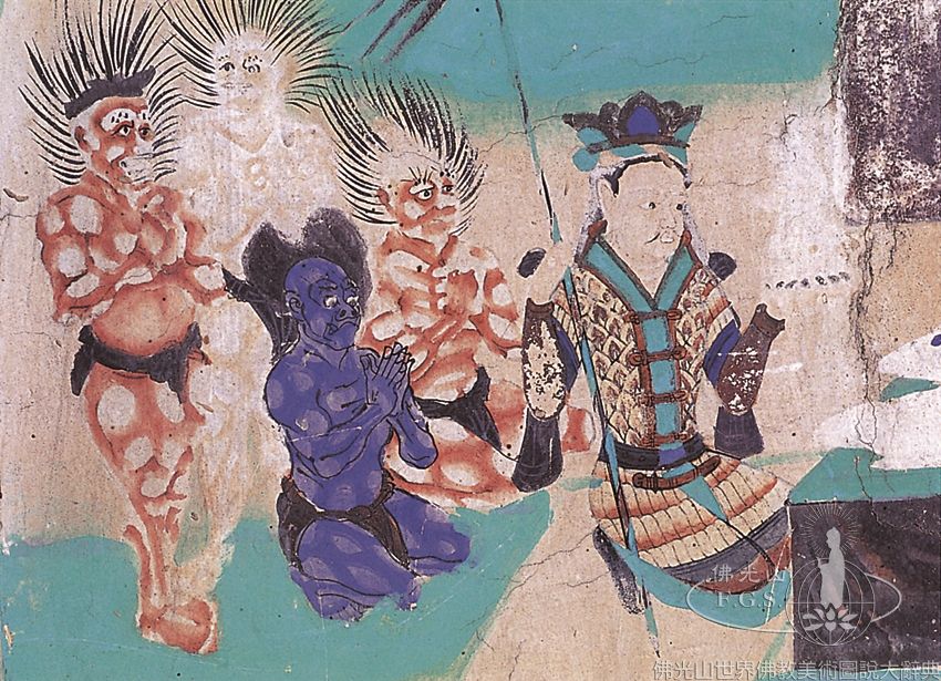 Mogao Cave 148: Illustration of the Amitayurdhyana Sutra - Music and Dance