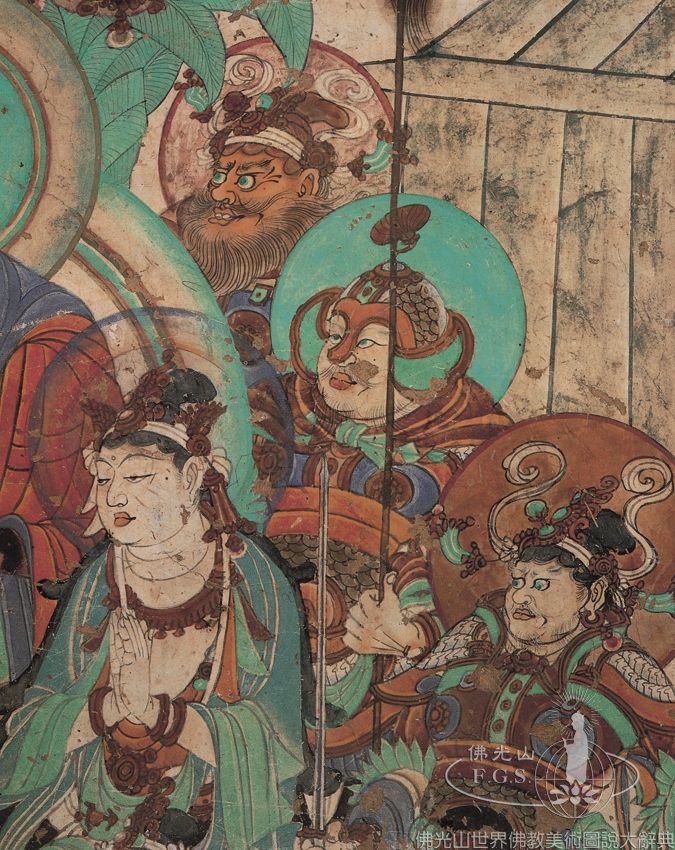 Yulin Cave 25: Illustration of the Sutra on the Descent of Maitreya Third Assembly of Maitreya