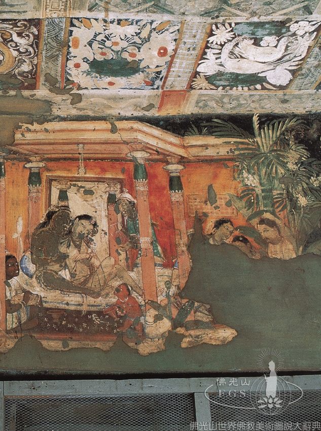 Ajanta Cave 17: Prince Visvantara Jataka