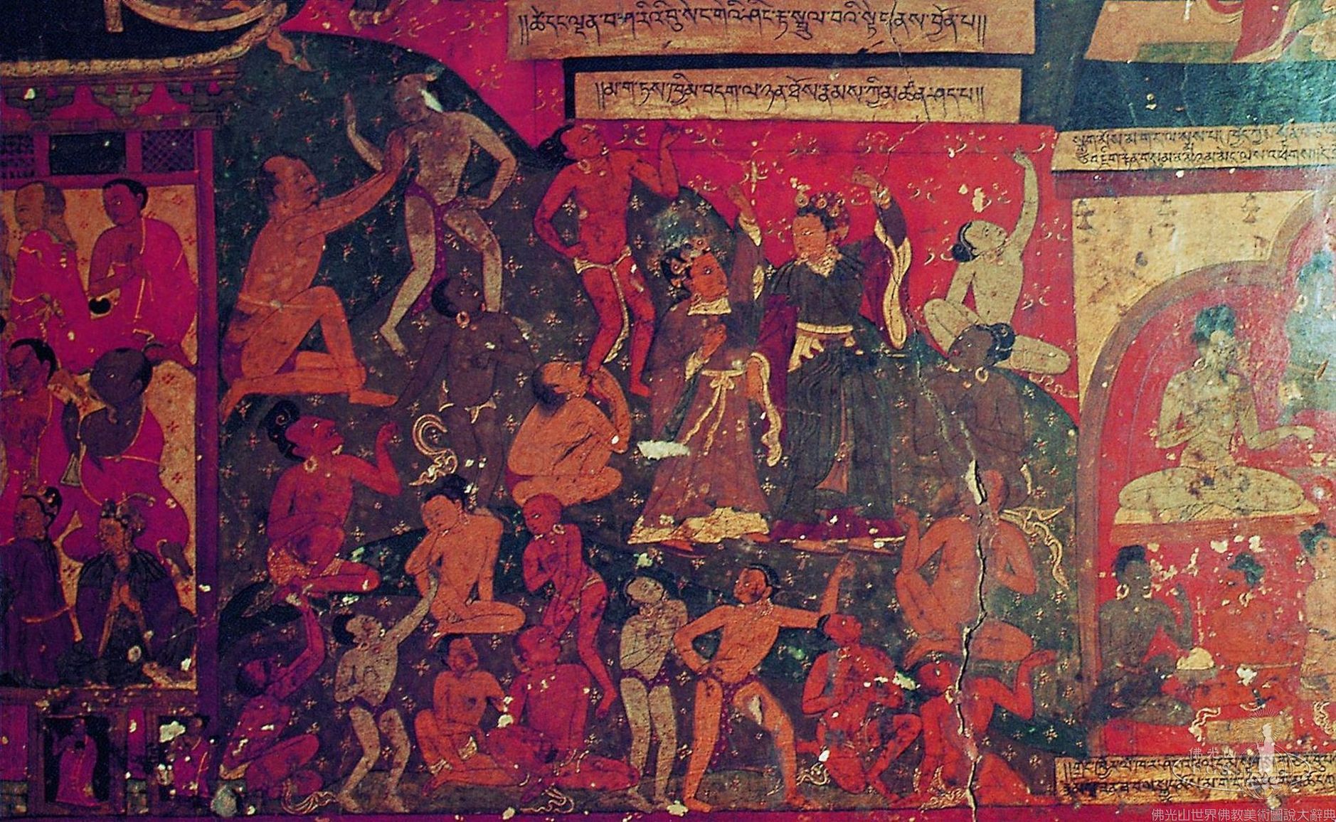 Shalu Monastery Central Hall Prajnaparamita Shrine: Sumagadha's Invitation