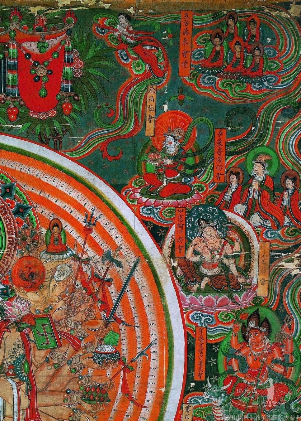 Mogao Cave 17: Thousand-Armed, Thousand-Eyed Avalokitesvara