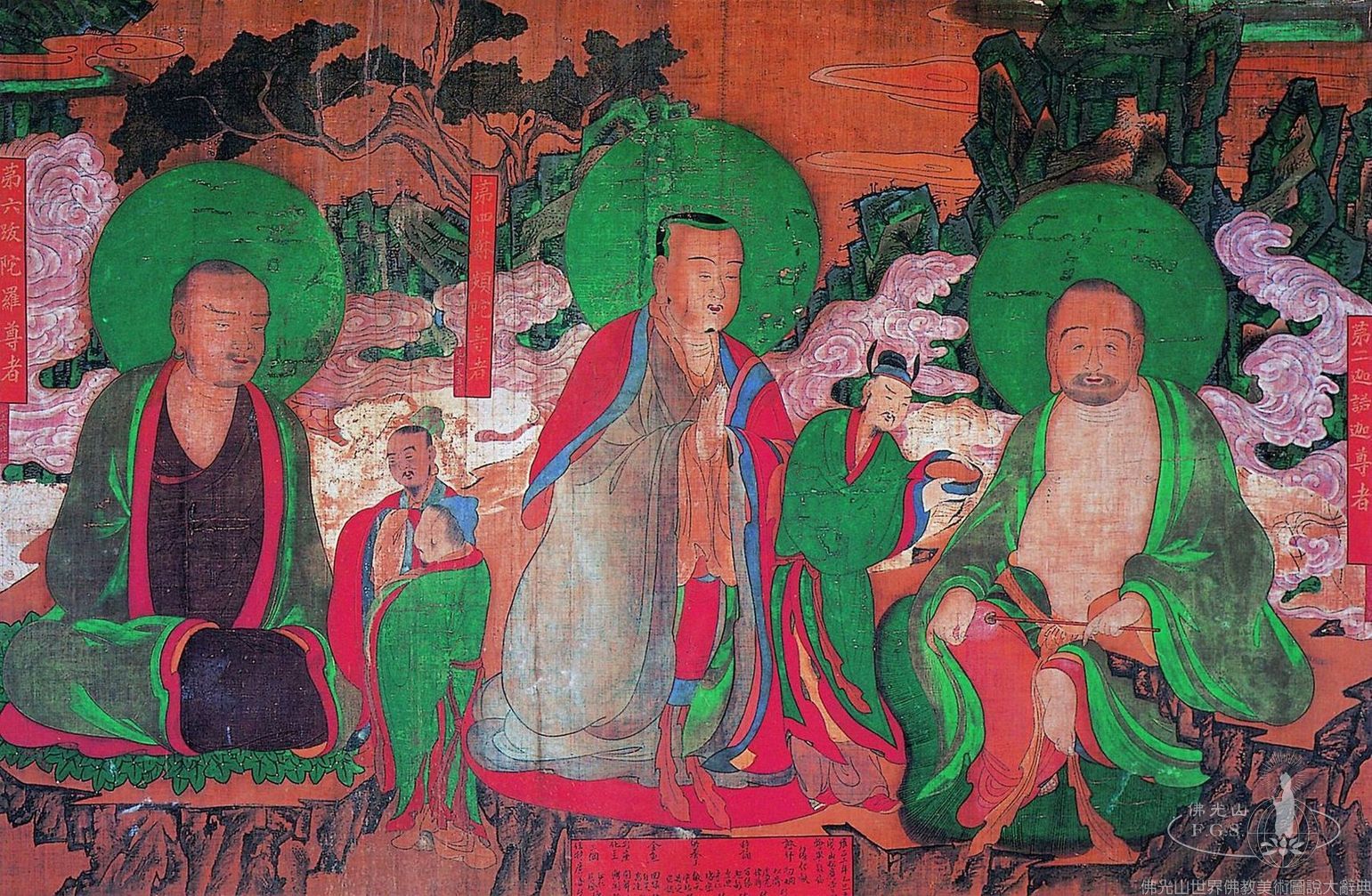 Songgwangsa Temple Arhat Hall: Sixteen Arhats