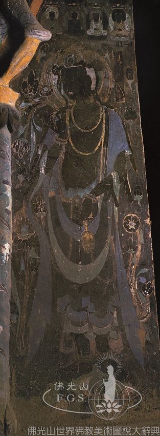 Mogao Cave 427: Attendant Bodhisattvas