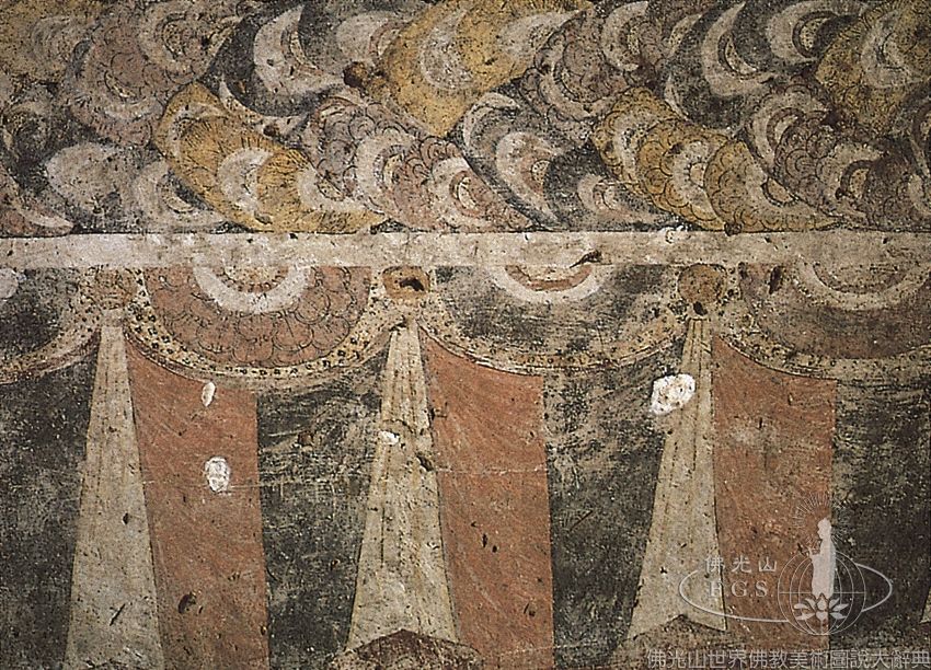 Bamiyan West Buddha Niche: Seated Buddhas