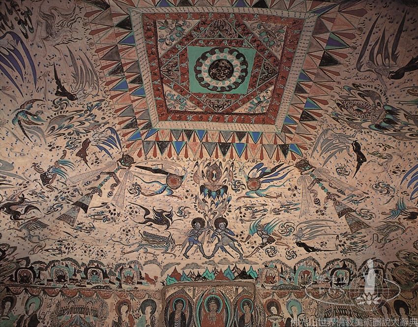 Mogao Cave 285: Ceiling