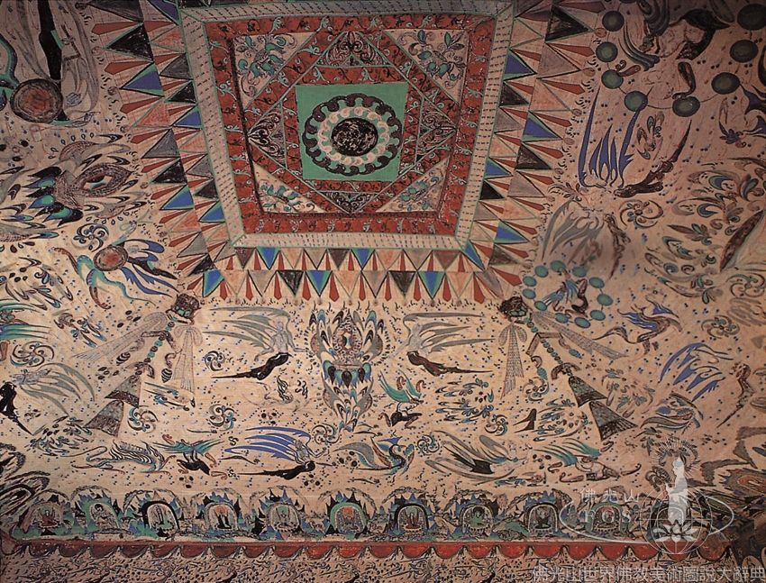 Mogao Cave 285: Ceiling