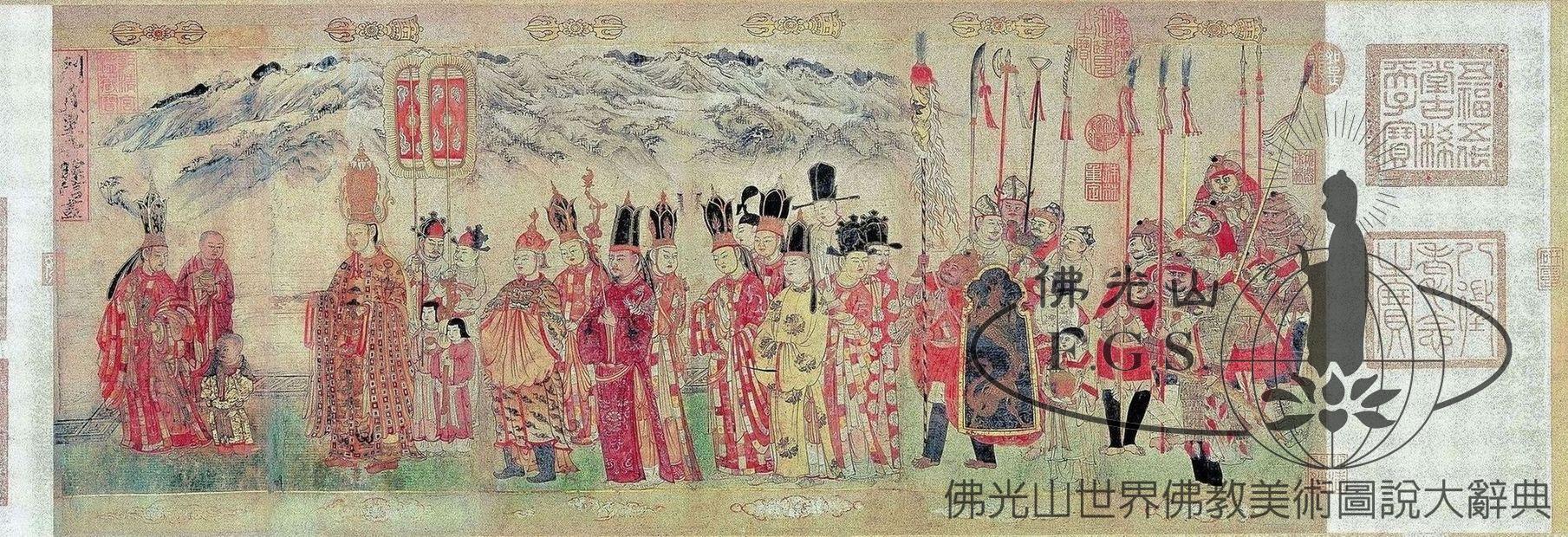 Long Scroll of Buddhist Images