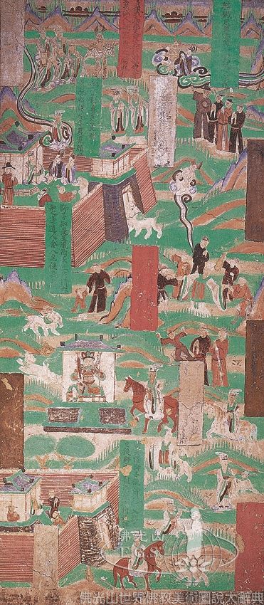 Mogao Cave 98: Illustration of the Returning Favors Sutra