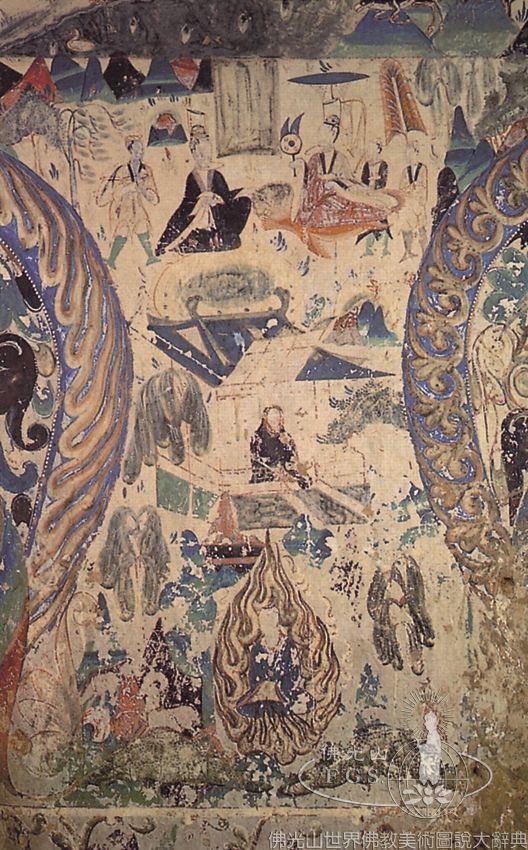 Mogao Cave 285: Novice Monk Committing Suicide to Uphold the Precepts