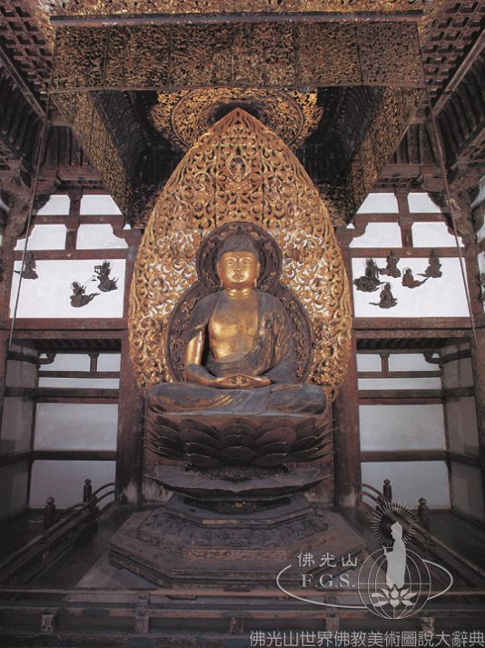 Byodoin Temple Phoenix Hall: Amitabha Buddha