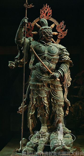 Toji Temple Lecture Hall: Four Heavenly Kings