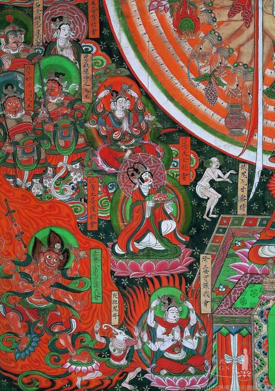 Mogao Cave 17: Thousand-Armed, Thousand-Eyed Avalokitesvara