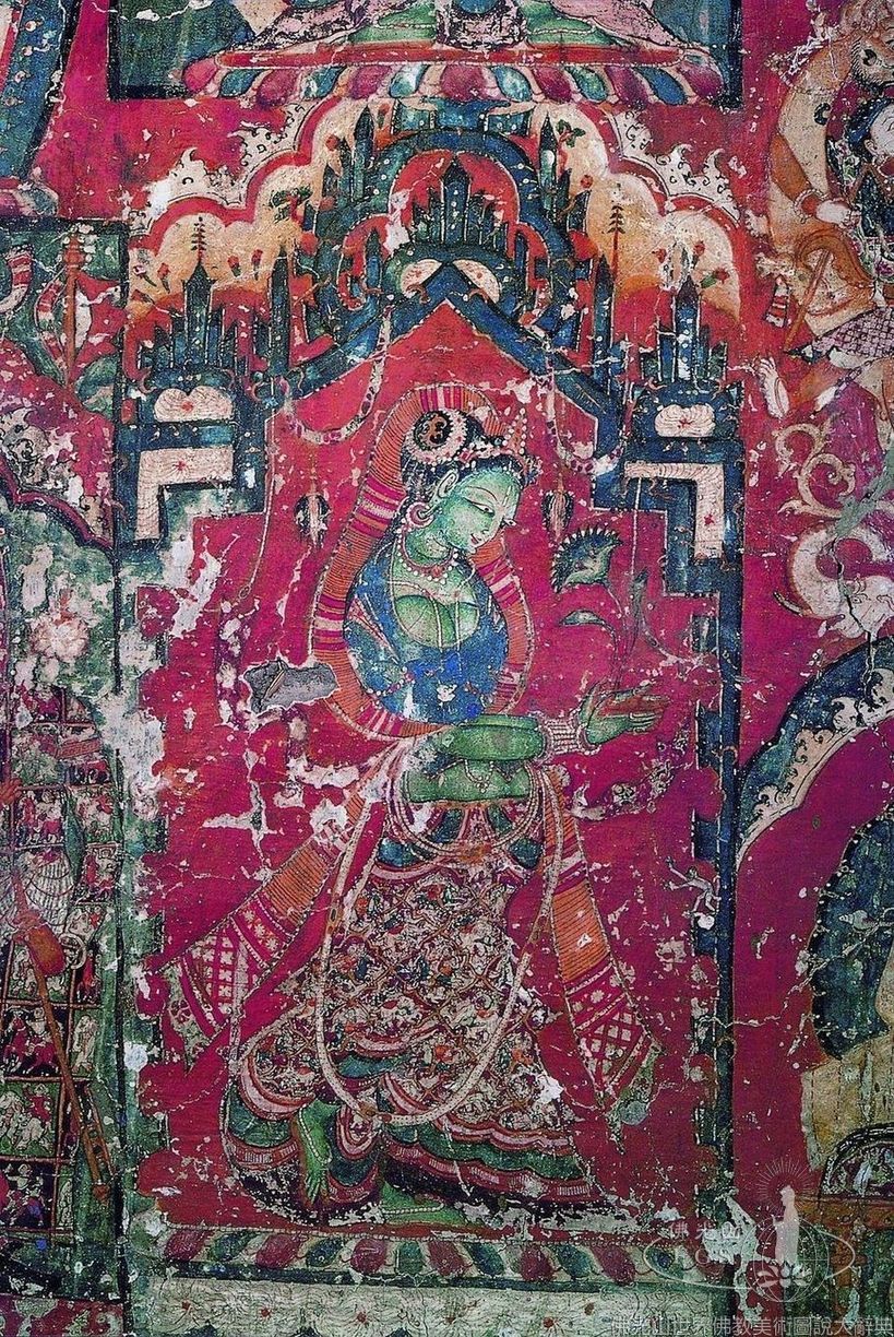 Alchi Monastery Three Story Hall: Green Tara