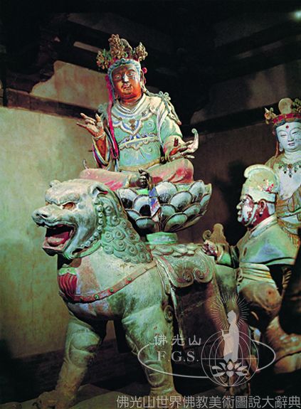 Wutaishan Nanchan Temple Main Hall: Manjusri Bodhisattva