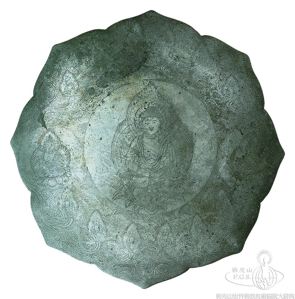 Rinnoji Temple: Mirror with Amitabha Buddha and Twelve Buddhas