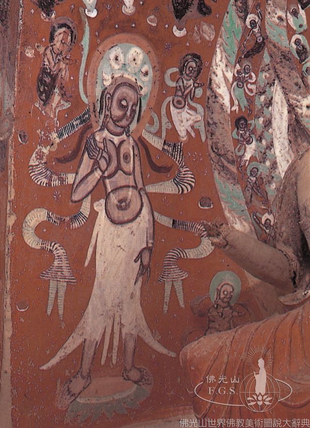 Mogao Cave 272: Attendant Bodhisattvas