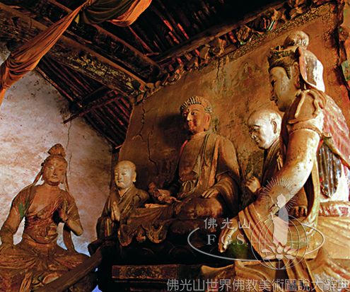 Qinglian Lower Temple Sculptures