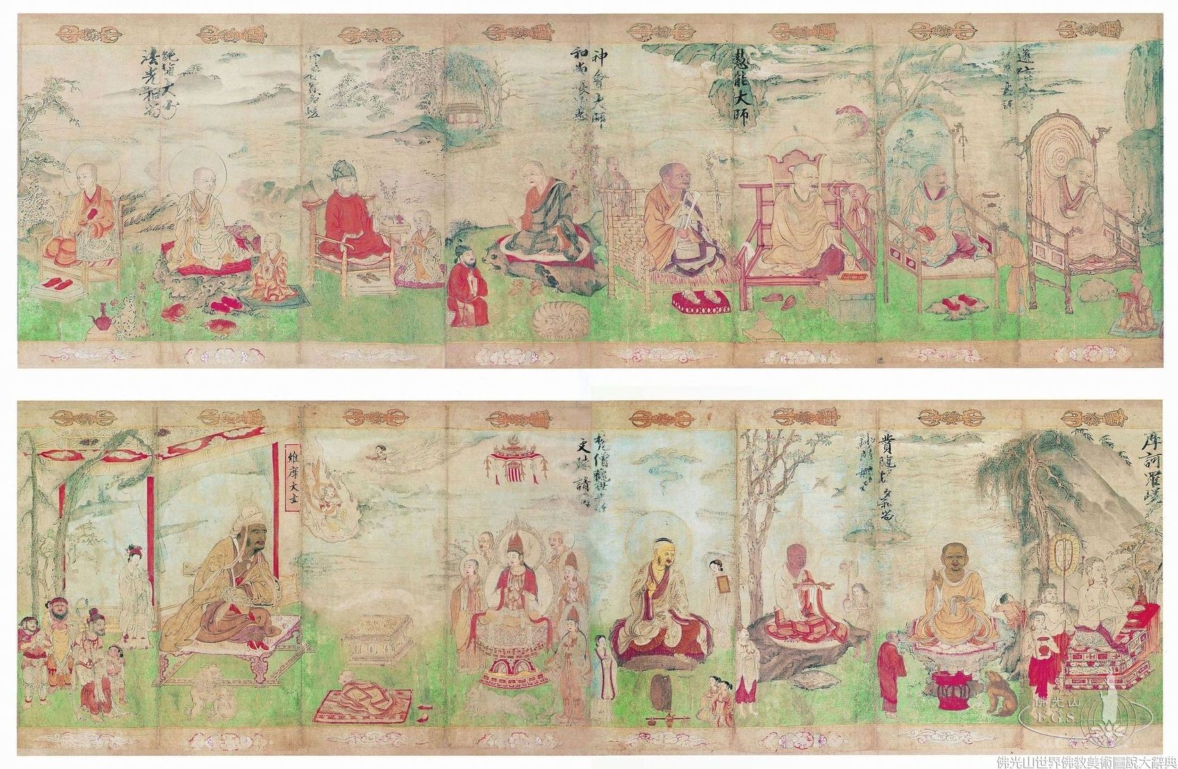 Long Scroll of Buddhist Images