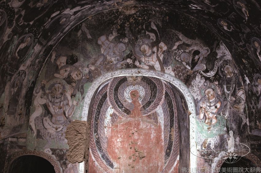 Simsen Cave 48: Sakra Paying Respect to the Buddha