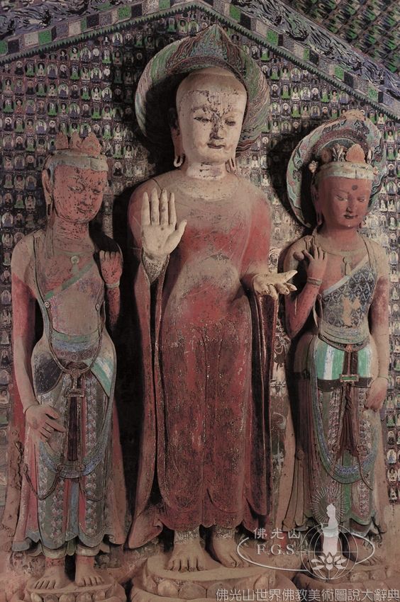 Mogao Cave 427: Trikaya Buddhas