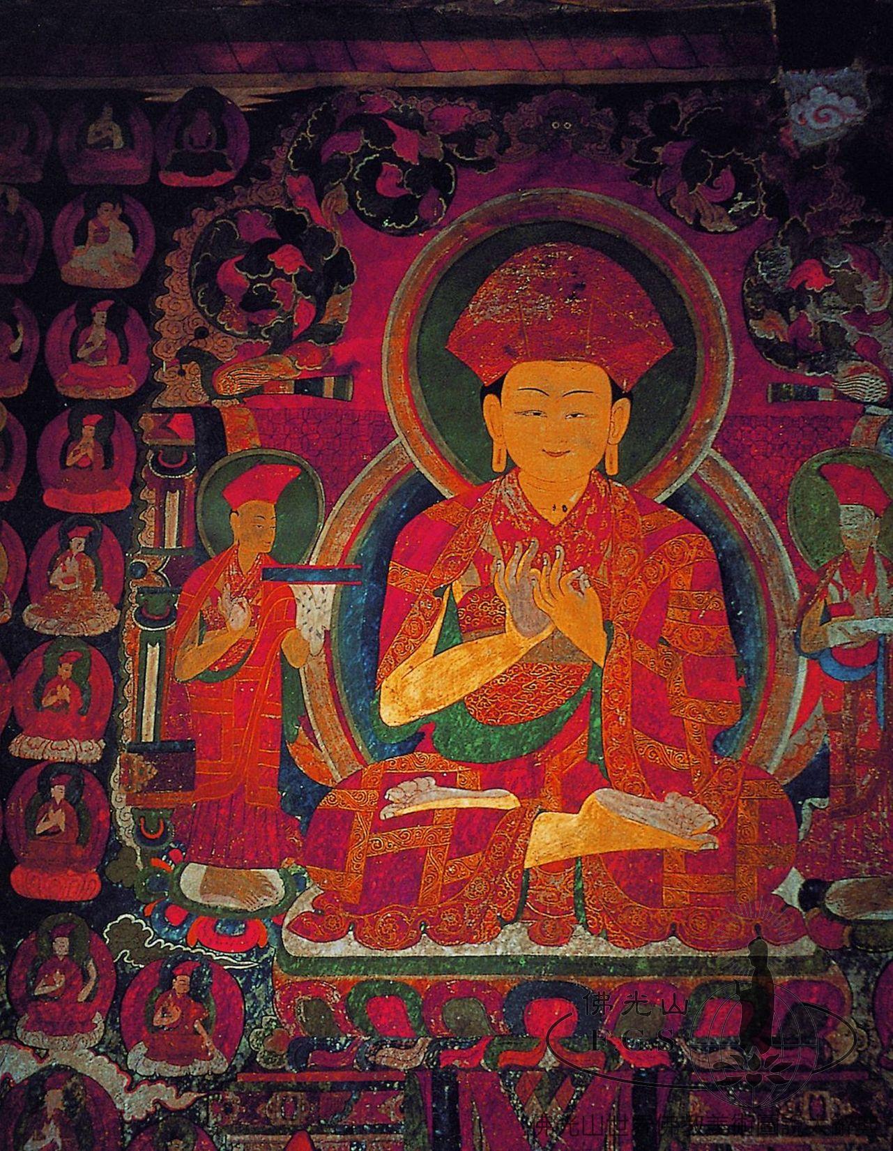 Phyang Monastery Central Hall: Gurus