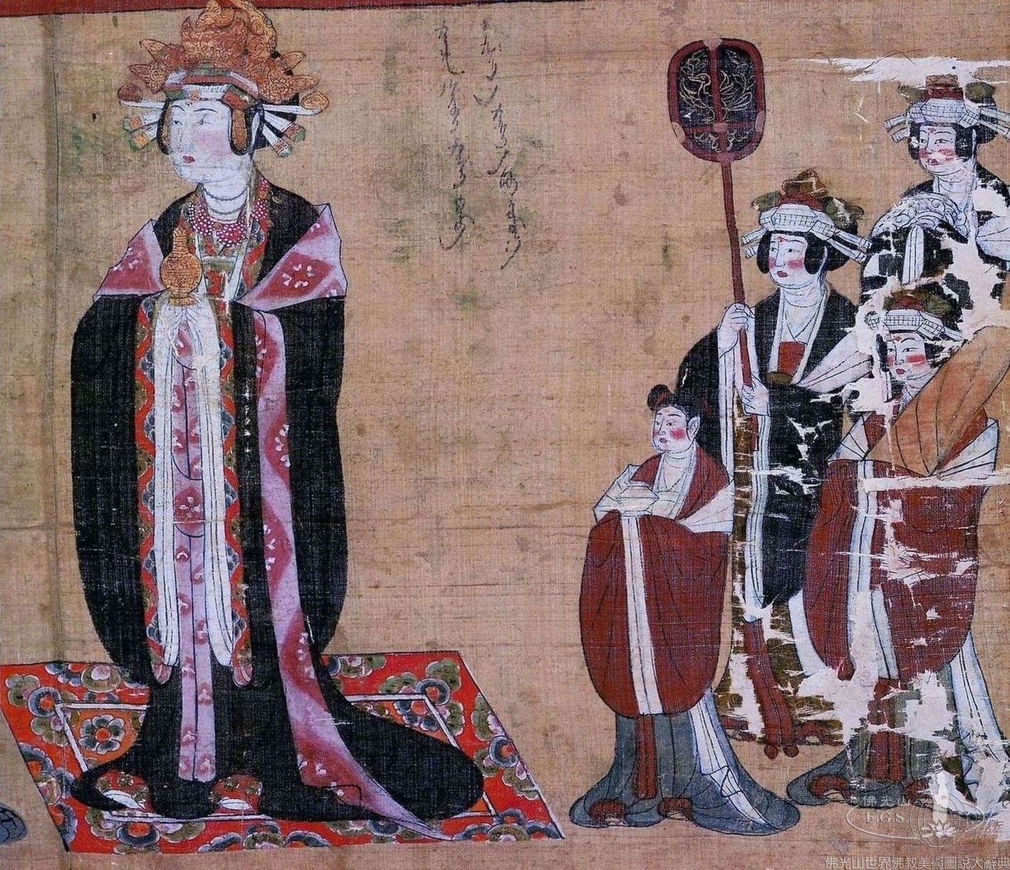 Mogao Cave 17: Ksitigarbha Bodhisattva and the Ten Kings of Hell