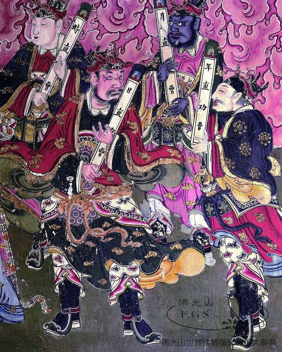 Yong'an Temple Dharma Transmission Hall: Water and Land Dharma Service Murals