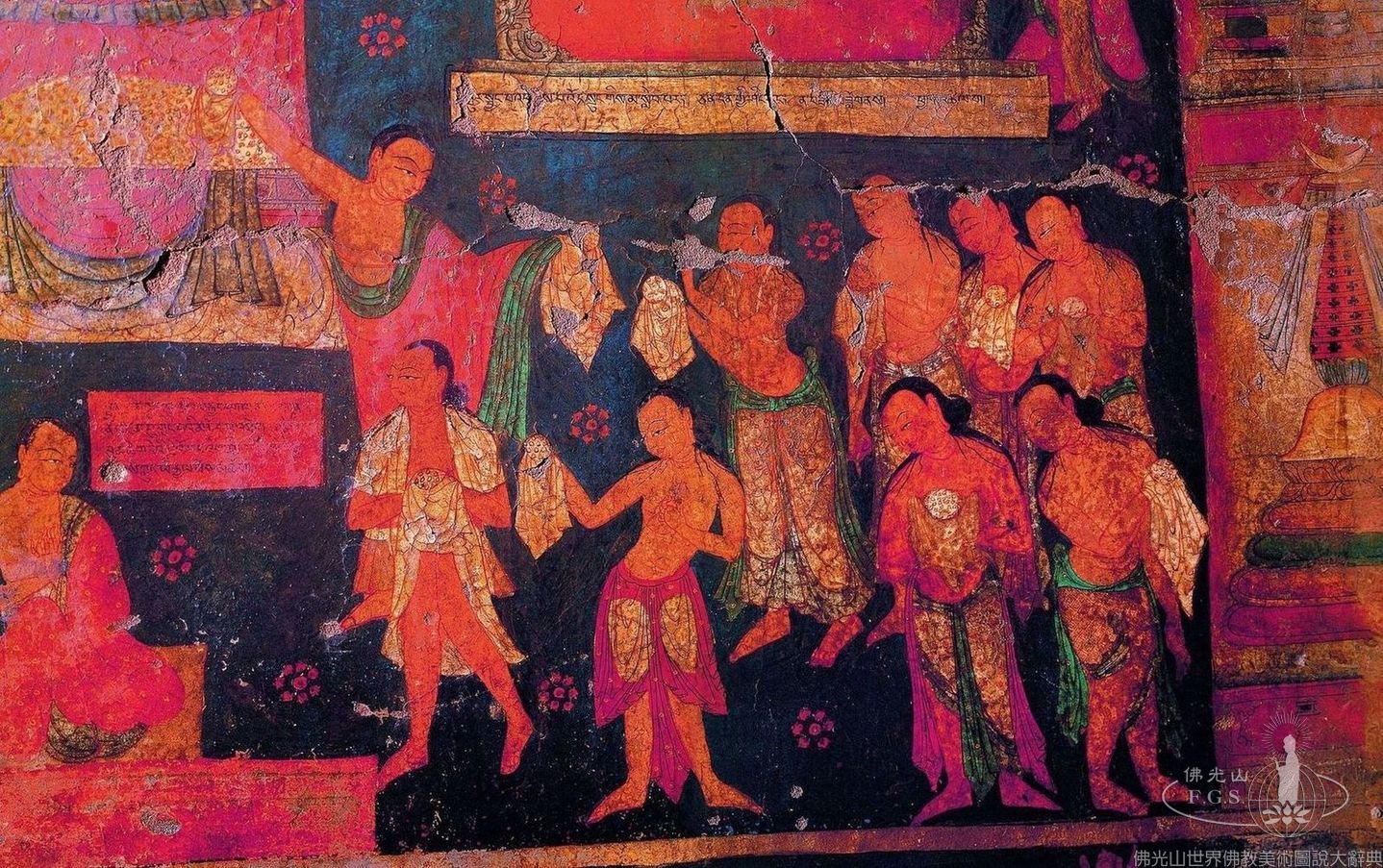 Guge White Temple:Life of the Buddha