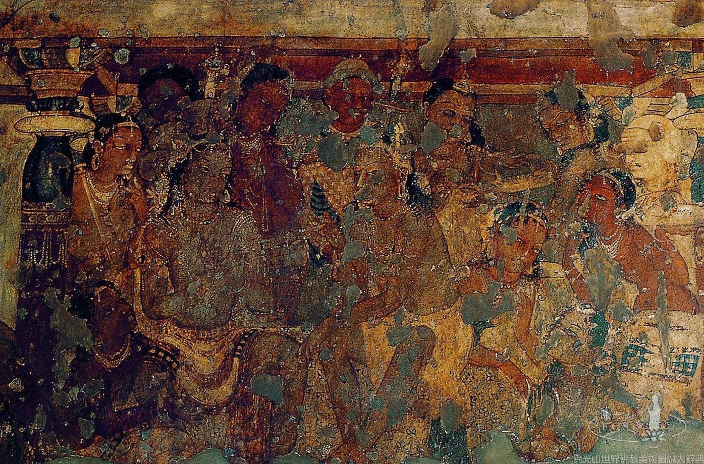 Ajanta Cave 1: Campeya Jataka