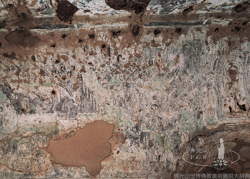 Maijishan Grotto 127: Illustration of the Mahaparinirvana Sutra