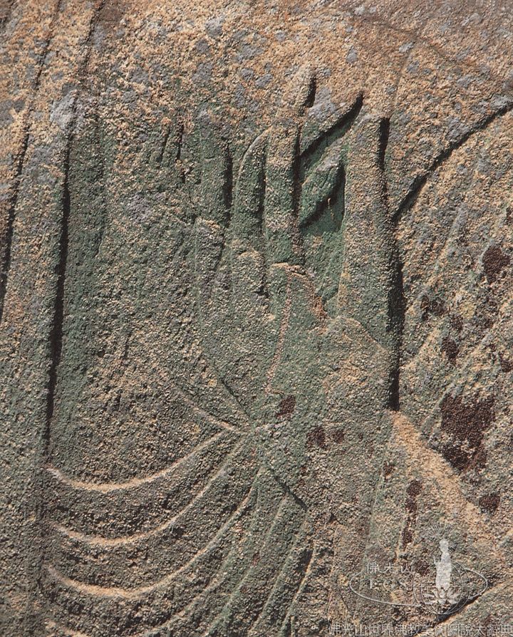 Namsan Yaksugok Valley Rock Carvings: Standing Buddha