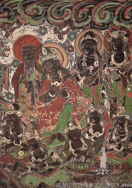 Mogao Cave 328: Buddha Teaching the Dharma