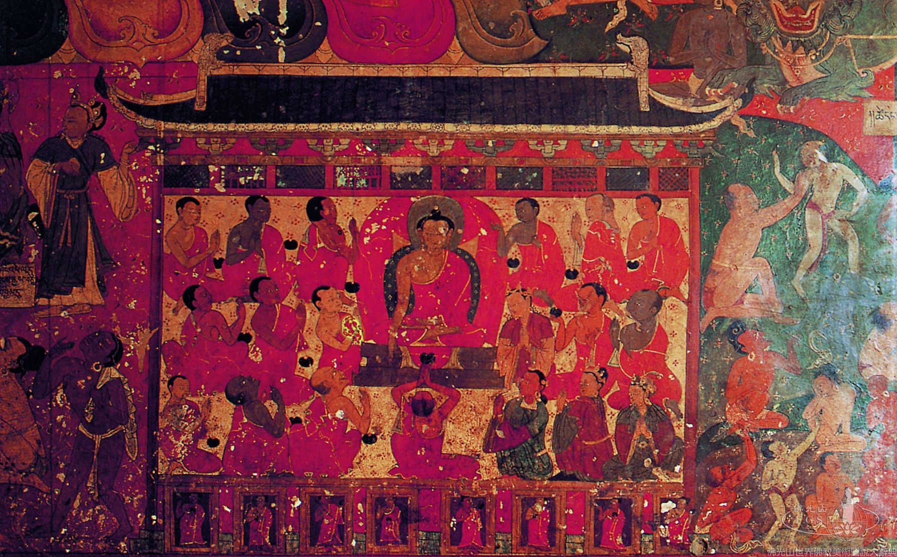 Shalu Monastery Central Hall Prajnaparamita Shrine: Sumagadha's Invitation