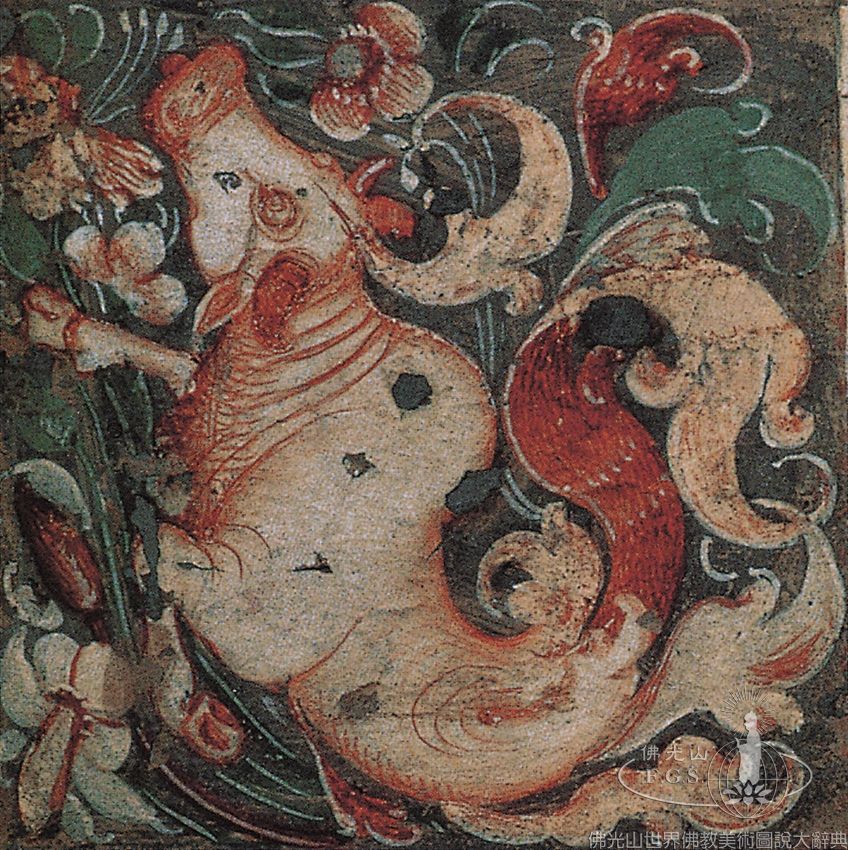 Ajanta Cave 1: Ceiling