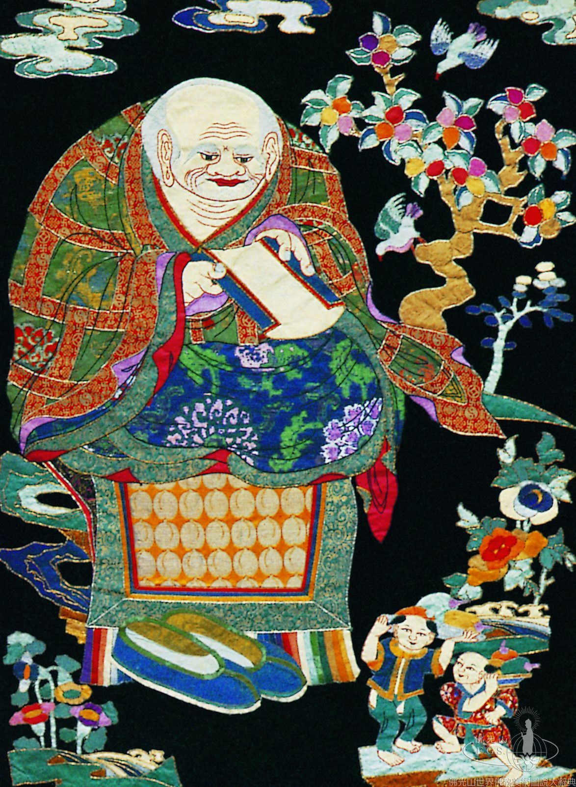 Kumbum Monastery Debate College: Embroideries of the Eighteen Arhats