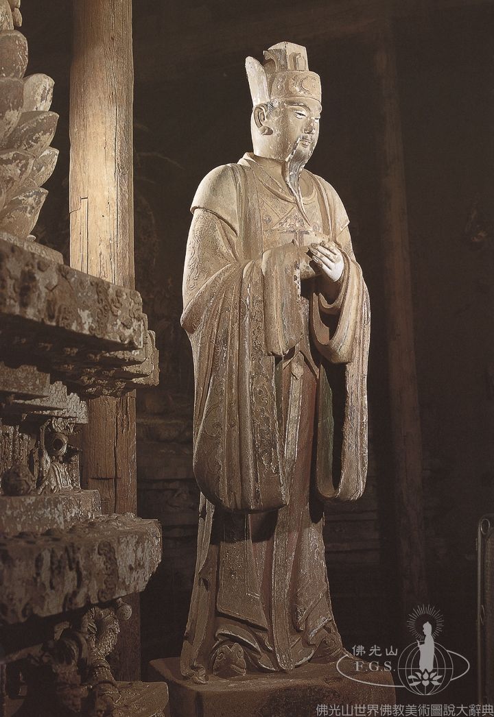 Shuanglin Temple Heavenly King Hall: Brahma and Sakra