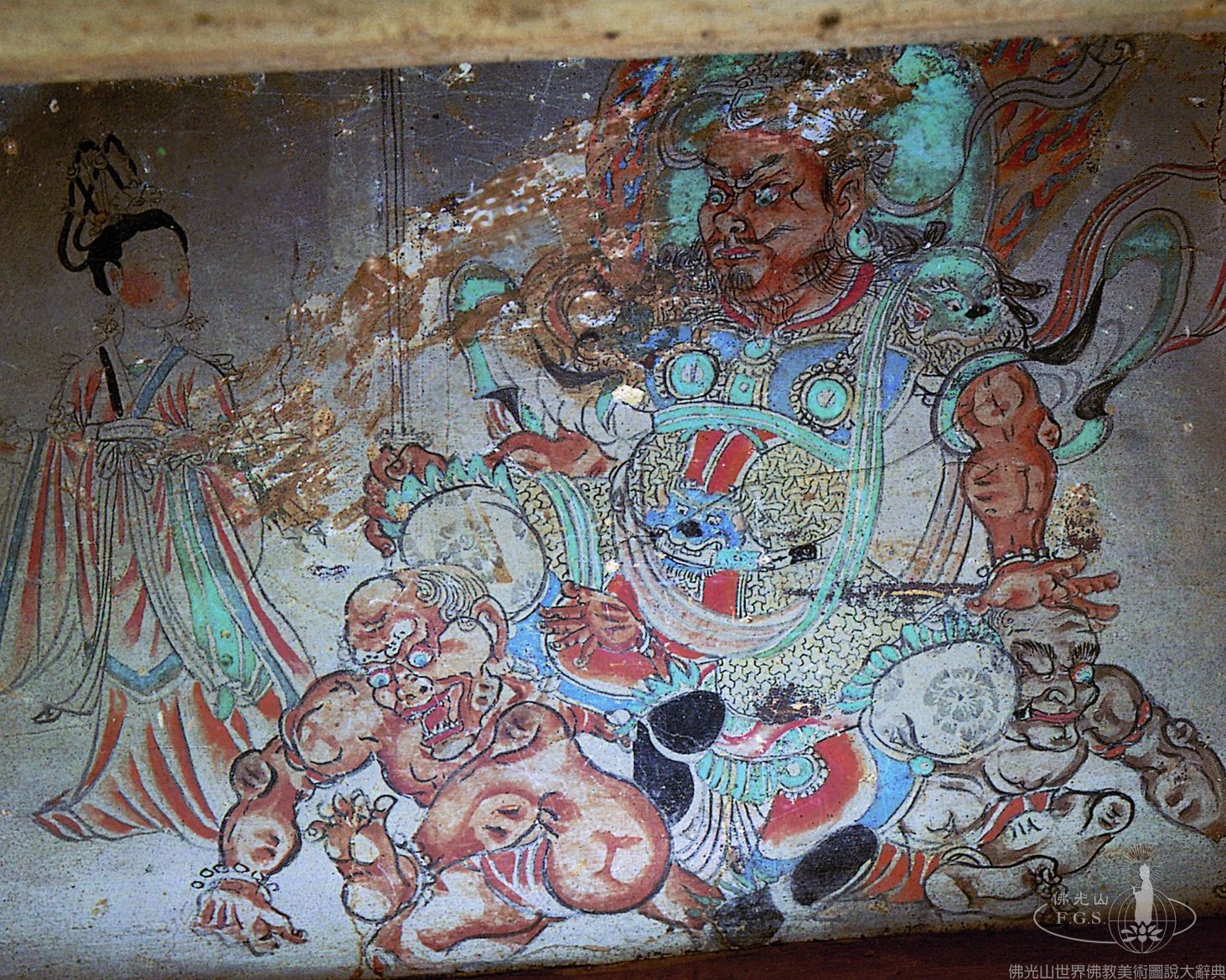 Wutaishan Foguang Temple East Hall: Vaisravana Subduing Evil