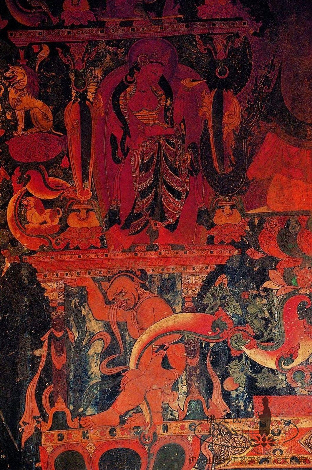 Toling Monastery Central Hall Murals