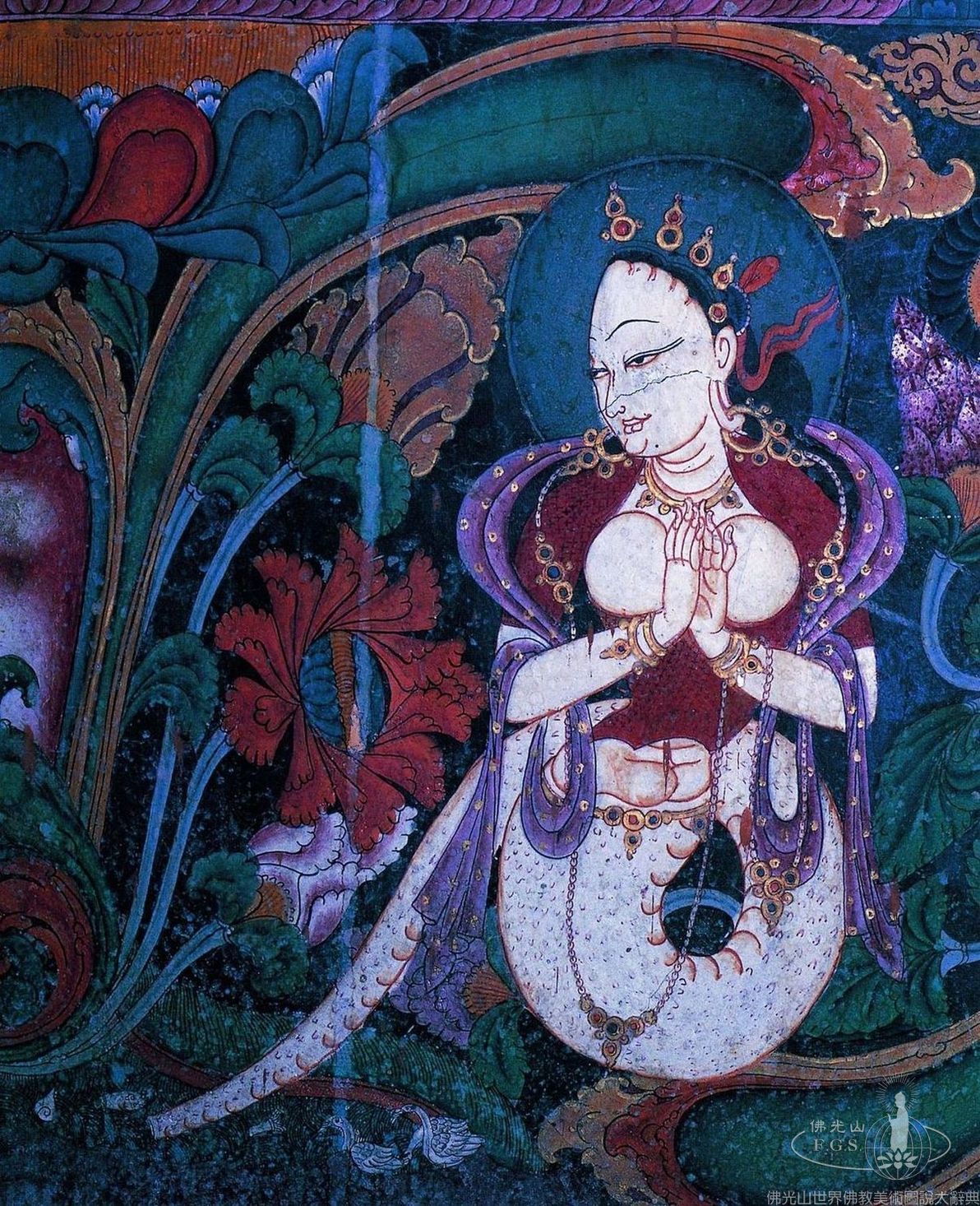 Toling Monastery Central Hall Murals