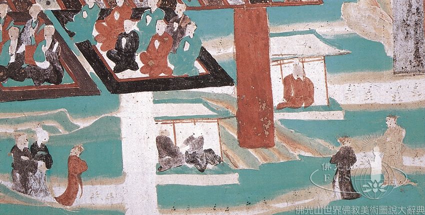 Mogao Cave 154: Illustration of the Returning Favors Sutra - Music and Dance