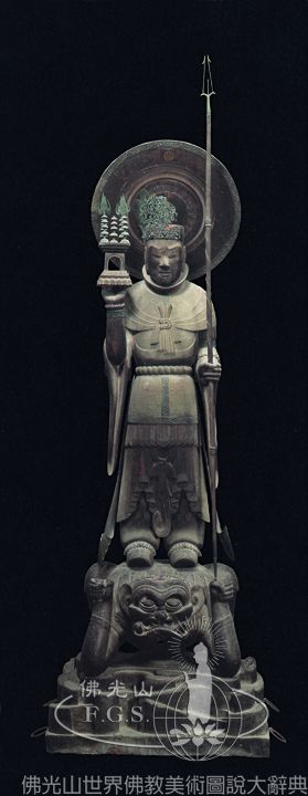 Horyuji Temple Golden Hall: Four Heavenly Kings