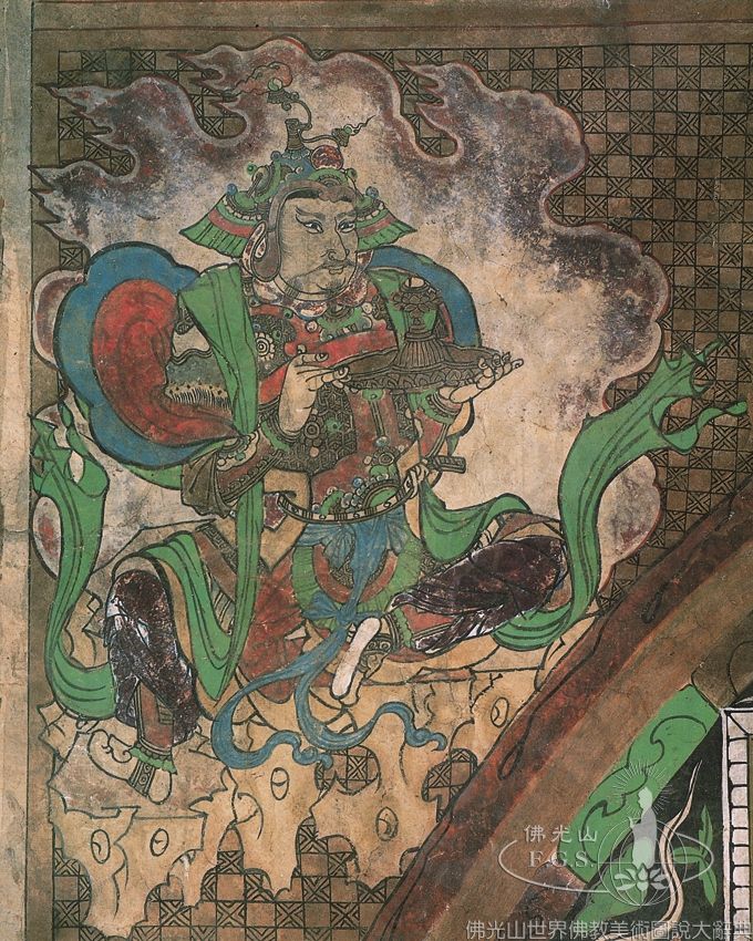 Yulin Cave 4: Mandala - Heavenly Kings