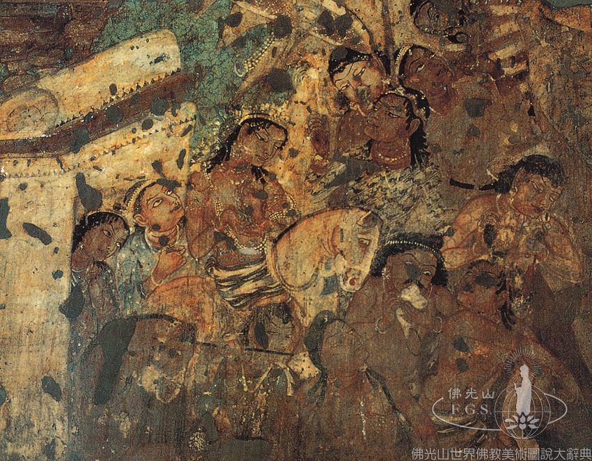 Ajanta Cave 1: Mahajanaka Jataka