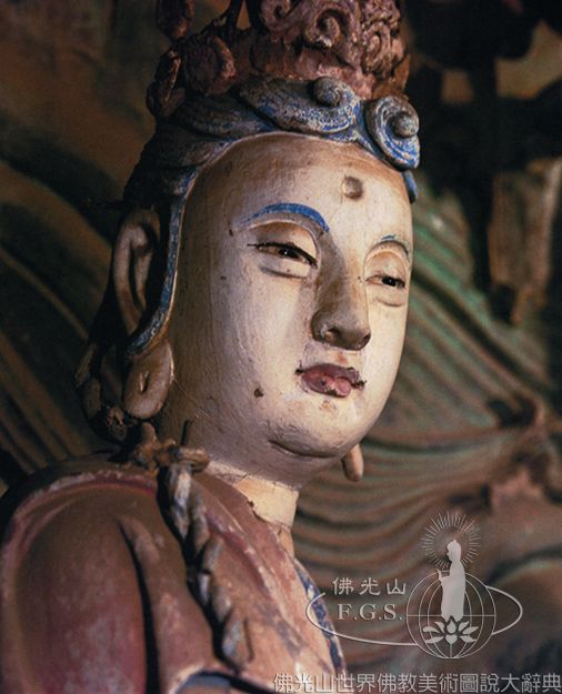 Shuanglin Temple Sakyamuni Hall: Avalokitesvara on a Lotus Petal