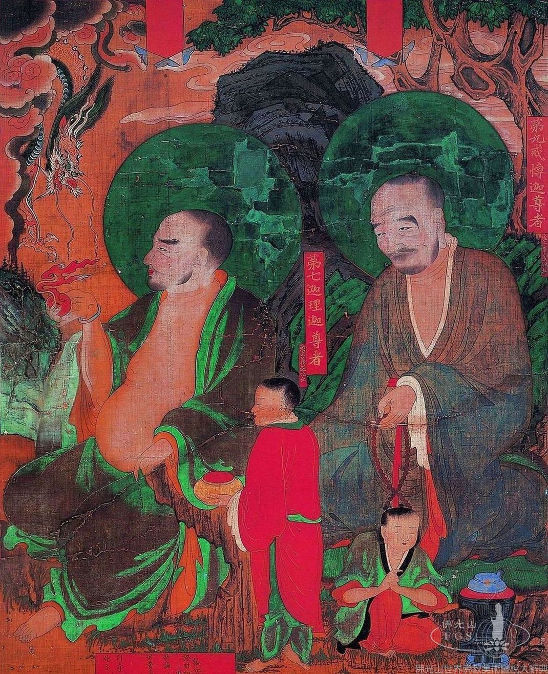 Songgwangsa Temple Arhat Hall: Sixteen Arhats