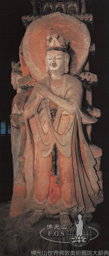 Yungang Grotto 6: Attendant Bodhisattvas