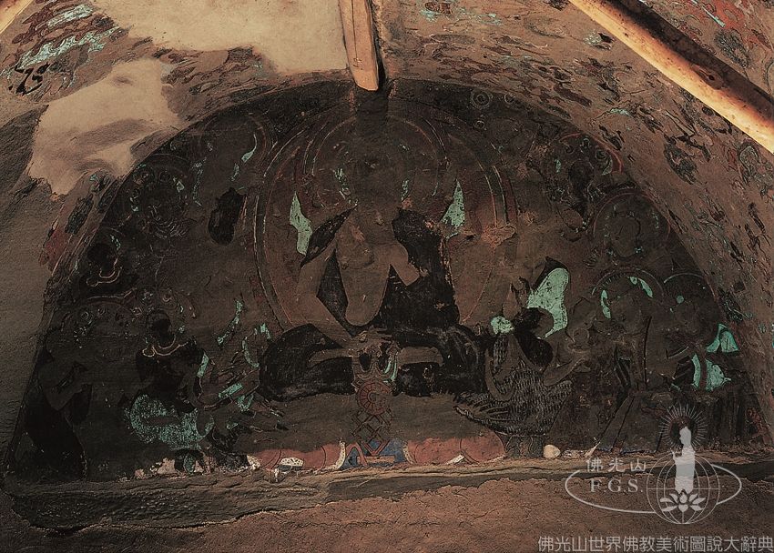 Kizil Cave 69: Life of the Buddha - First Turning of the Dharma Wheel