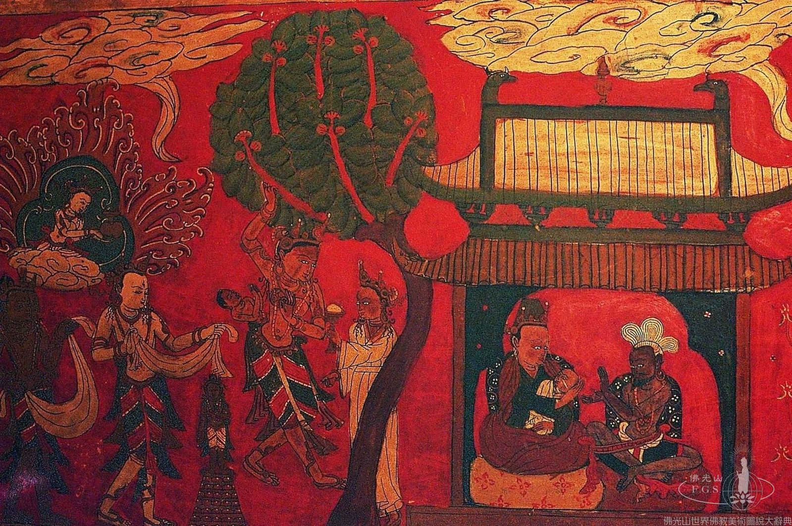 Shalu Monastery Central Hall Circumambulation Passage Murals