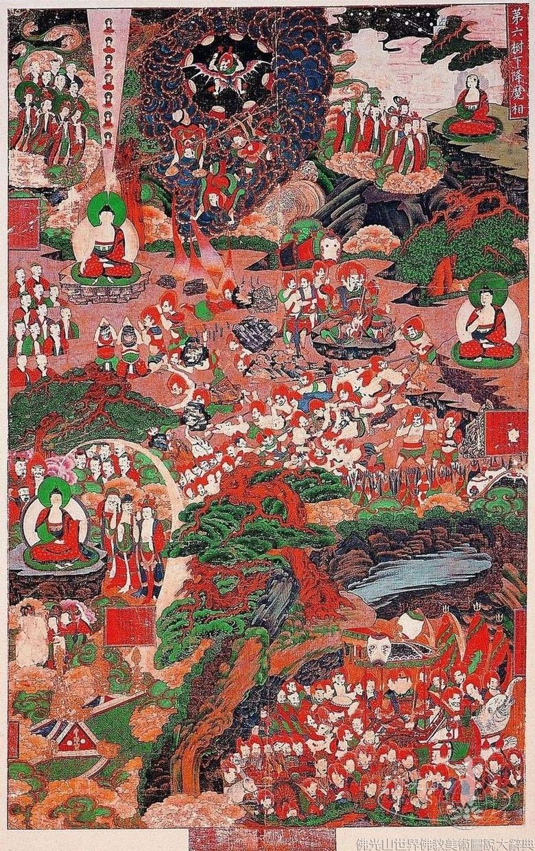 Tongdosa Temple Vulture Peak Hall: Life of the Buddha - Eight Great Events